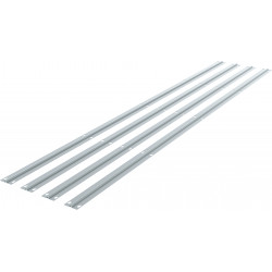 Binario per cancelli scorrevoli X-Metal