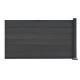 Kit estensione per recinzione in legno composito premium 180xH.95cm Compolife - colore grigio antracite