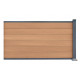 Kit estensione per recinzione in legno composito premium 180xH.95cm Compolife - colore legno antico