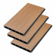 Set di 3 doghe in legno composito premium per recinzione personalizzabile Compolife - colore legno antico