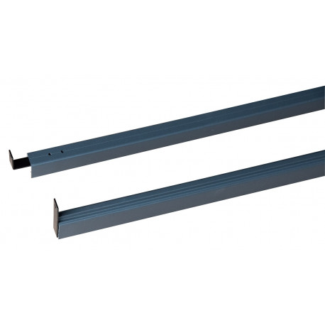 Profili di finitura superiore e inferiore in alluminio per recinzione Compolife