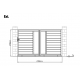 Cancello scorrevole in alluminio moderno 300x173cm FANCY GROW - X-Metal