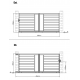 Cancello scorrevole in alluminio moderno 392x173cm FANCY GROW - X-Metal