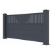 Recinzione in alluminio antracite 190xH.89cm FANCY TIME - X-Metal