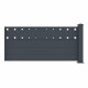 Kit estensione recinzione in alluminio antracite FANCY FILM 190xH.89cm - X-METAL - 1 palo incluso