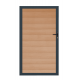 Cancelletto a battente in legno composito 100x180cm - colore legno invecchiato - Compolife