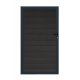Cancelletto a battente in legno composito 100x180cm - colore grigio antracite - Compolife