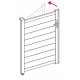 Kit di modifica dell'apertura orientata a sinistra - cancello 142cm - X-Métal
