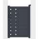 Cancelletto a battente moderno in alluminio FANCY FILM 100x142cm - X-Metal