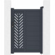 Cancelletto a battente moderno in alluminio FANCY GROW 100x142cm - X-Metal