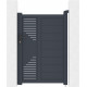 Cancelletto a battente moderno in alluminio FANCY TIME 100x142cm - X-Metal