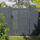 Recinzione in alluminio antracite GARDE 190xH.166cm - X-Metal - 2 pali