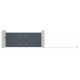 Cancello scorrevole in alluminio 350x142 cm FANCY TIME - X-Metal