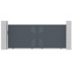 Cancello scorrevole in alluminio 350x142 cm FANCY TIME - X-Metal