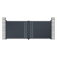 Cancello a battente in alluminio 350x142 cm FANCY GROW - X-Metal