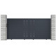 Cancello scorrevole in alluminio FANCY FILM 300x142cm - X-Metal