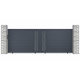 Cancello scorrevole in alluminio 392x142 cm FANCY GROW - X-Metal