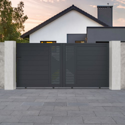 Cancello scorrevole in alluminio 300x142 cm FANCY TIME - X-Metal