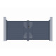 Cancello a battente in alluminio moderno 392x158cm FANCY TIME - X-Metal