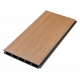Recinzione Premium in legno composito 180xH.190cm con pannello decorativo Linea alluminio - effetto legno - Compolife