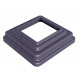 Recinzione Premium in legno composito 180xH.190cm con pannello decorativo Linea alluminio - effetto legno - Compolife