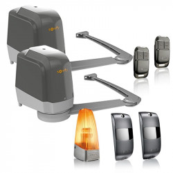 LOCKYVIA Kit di motorizzazione Essential a braccio articolato per cancello a battente - Somfy