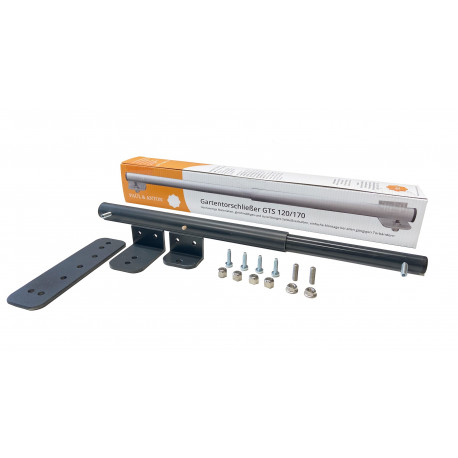 Fermaporta idraulico per cancelli fino a 100 cm - colore grigio antracite - Paul&Anton