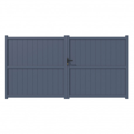Cancello a battente in alluminio pronto per l'installazione 300x180cm VERTILON - X-METAL