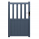 Cancelletto semi-traforato in alluminio pronto per l'installazione 100x140 cm JOGAN - X-METAL