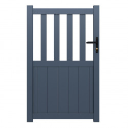 Cancelletto semi-traforato in alluminio pronto per l'installazione 100x140 cm JOGAN - X-METAL