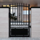 Cancelletto traforato pronto per l'installazione in alluminio 100x180 cm LOUISON - X-METAL