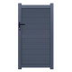 Cancello in alluminio pronto da installare 100x160cm HORACE - X-METAL