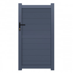 Cancello in alluminio pronto da installare 100x160cm HORACE - X-METAL