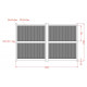 Cancello a battente in alluminio pronto per l'installazione 300x180cm VERTILON - X-METAL