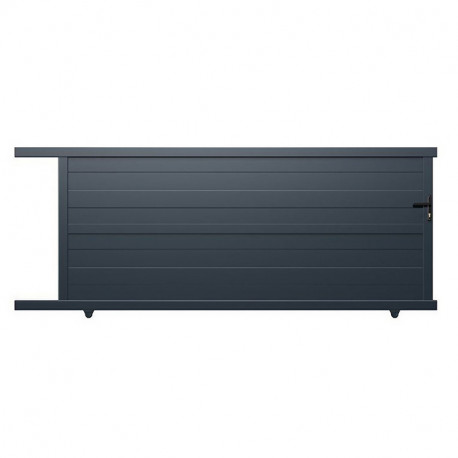 Cancello scorrevole in alluminio pronto per l'installazione 400x160cm HORACE - X-METAL
