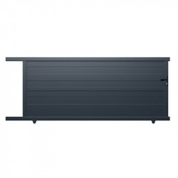 Cancello scorrevole in alluminio pronto per l'installazione 450x160cm HORACE - X-METAL