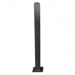 Palo in alluminio su piastra - H180cm - X-METAL