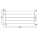 Recinzione in alluminio traforato SPACE - 190xH80cm - 2 pali - X-Metal