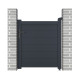 Cancelletto a battente in alluminio 100x115 cm GARDE X-Metal