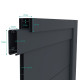 Cancello scorrevole in alluminio moderno 392x158cm FANCY GROW - X-Metal