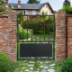 Cancello in ferro semitraforato 100x120 cm CLEA - X-METAL