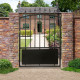 Cancello in ferro semitraforato 100x144 cm AURORE - X-METAL