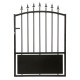 Cancello in ferro semitraforato 100x144 cm AURORE - X-METAL