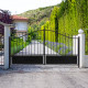 Cancello a battente in ferro semitraforato 300x173 cm AURORE - X-METAL