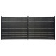 Cancello a battente in ferro pieno 350x182cm ORIS - X-METAL