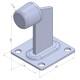 Dispositivo di chiusura per cancelli scorrevoli X-Metal