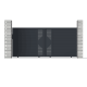 Cancello scorrevole in alluminio moderno 392x158cm FANCY TIME - X-Metal