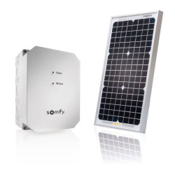 Kit di alimentazione solare Solarset per motori di cancelli e garage - Somfy