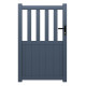 Cancelletto semi-traforato pronto per l'installazione in alluminio 100x160cm JOGAN - X-METAL