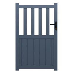 Cancelletto semi-traforato pronto per l'installazione in alluminio 100x160cm JOGAN - X-METAL